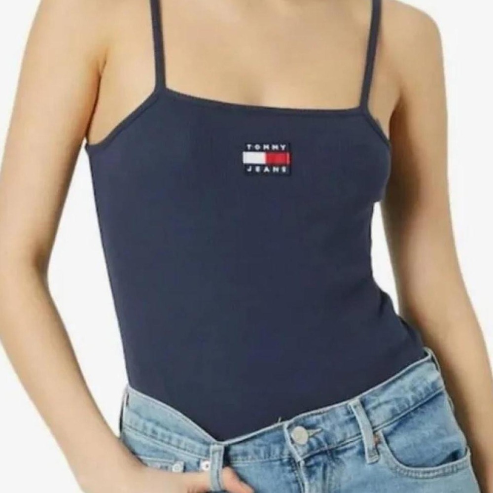 Tommy Jeans Navy Blue Tank Body Suit Size S